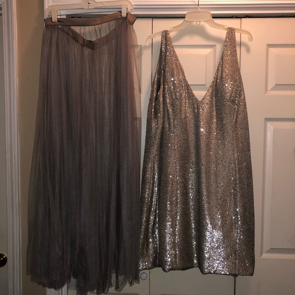 Champagne Formal Dress - Picture 2 of 4